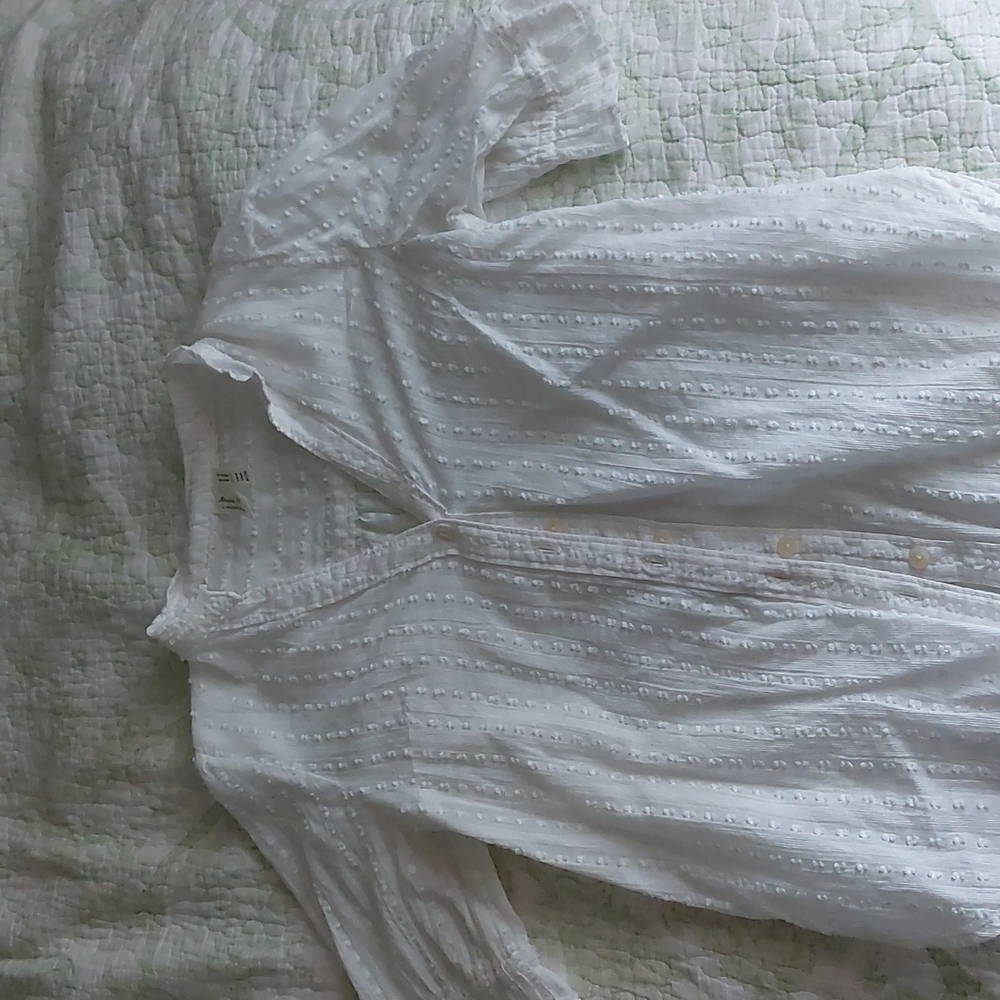White shirt meadow rue by anthropologie